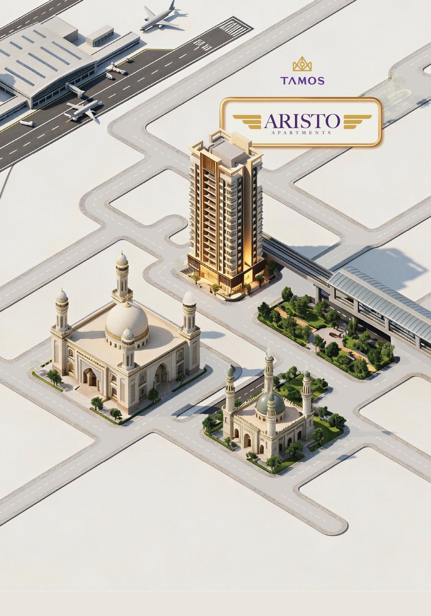 Aristo Apartments - Isometric View